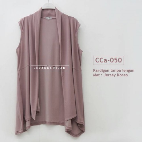 CCa-050 Cardigan Tanpa Lengan